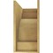 Ekena Millwork 12"W x 24"D x 24"H Classic Mediterranean Rough Cedar Woodgrain TimberThane Corbel, Primed Tan CORUR12X24X24MEDRCPR - alternate 4